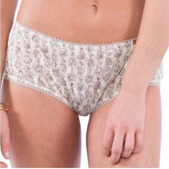 NWT Daydream Nation Wilshire Panty in Floral Mesh Lace Size Medium - Picture 2 of 8